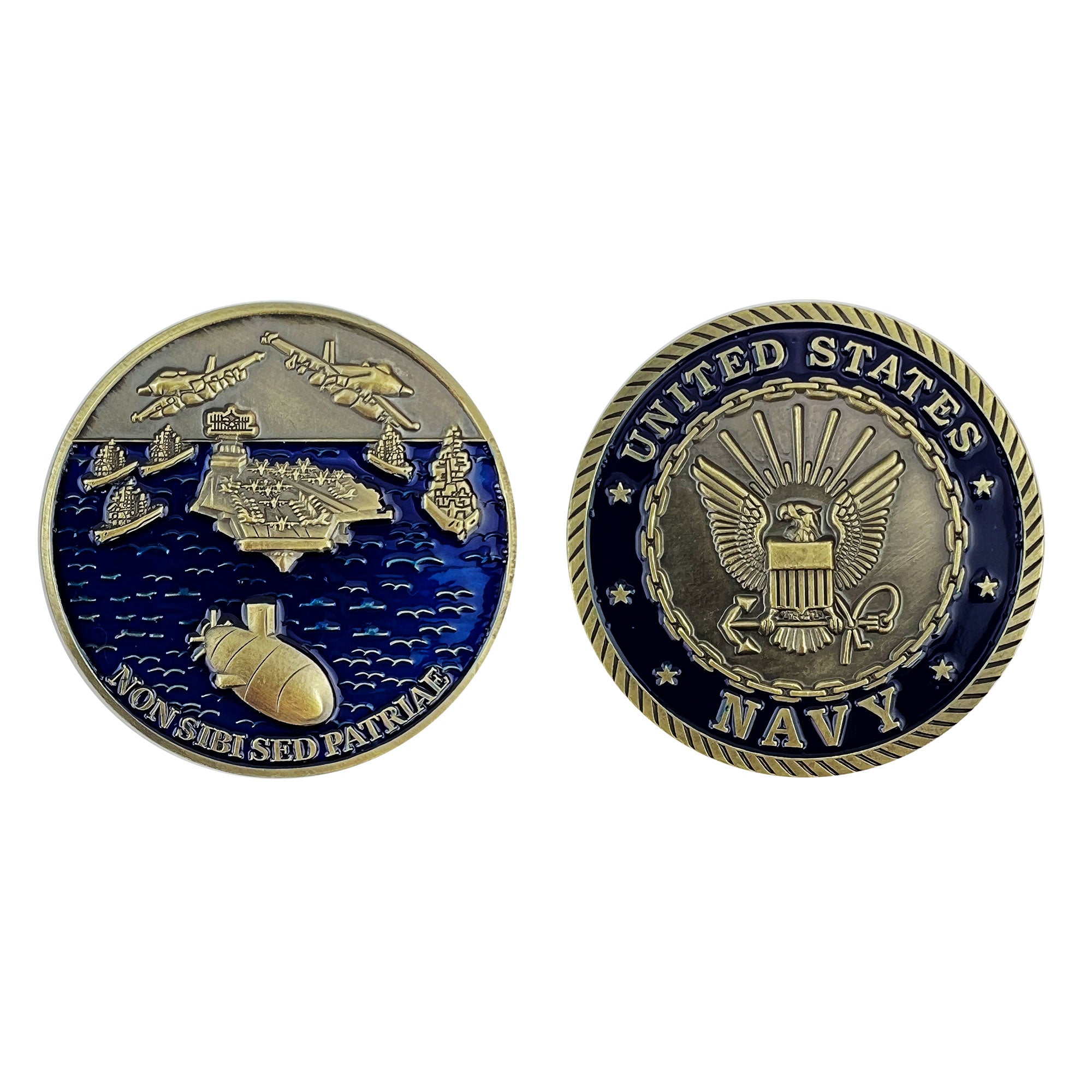 Coin: 2" U.S. Navy Theme
