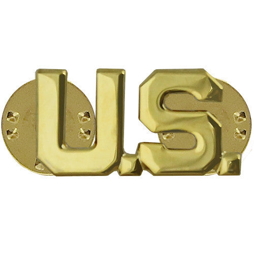 Army Officer Branch of Service Collar Device: U.S. Letters
