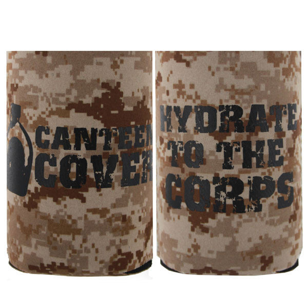 Marine Corps Desert Koozie: Can Cover - canteen cover