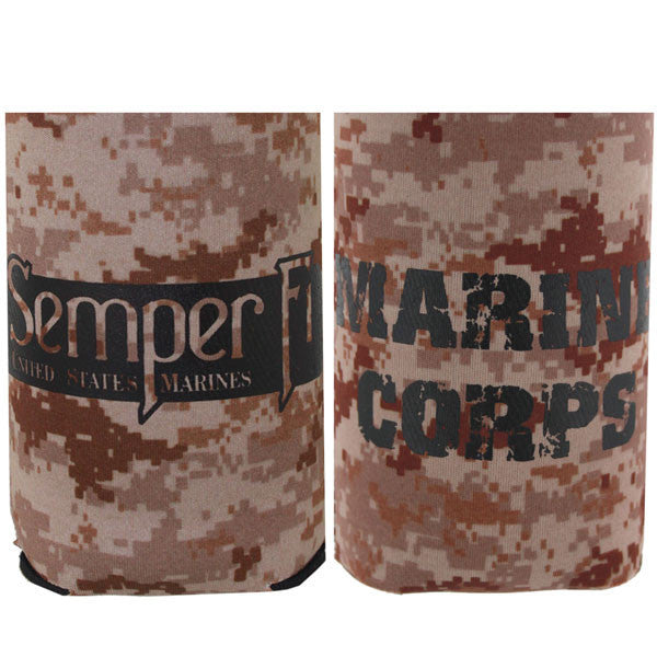 Marine Corps Desert Koozie: Can Cover - Semper Fi