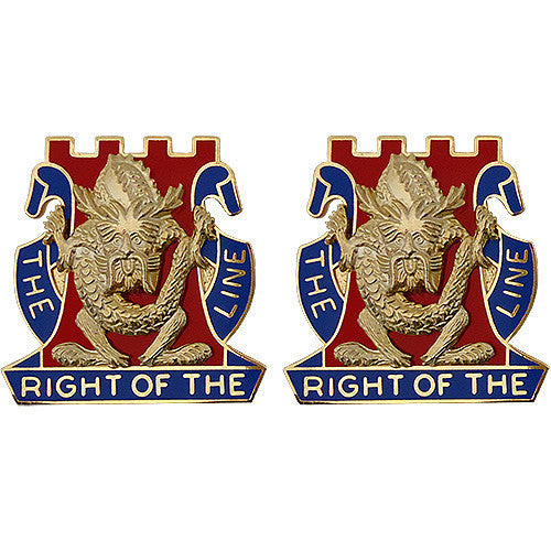 Army Crest: 14th Infantry Regiment - The Right of The Line