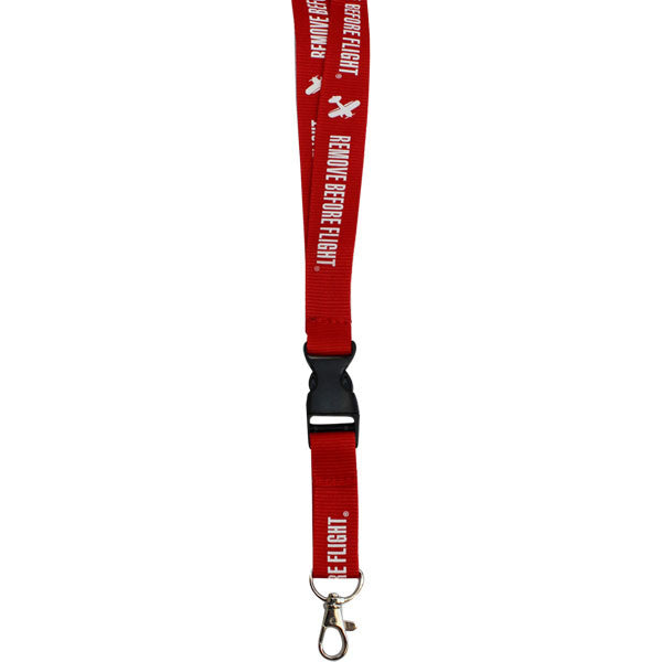Civil Air Patrol: Red Lanyard "REMOVE BEFORE FLIGHT"