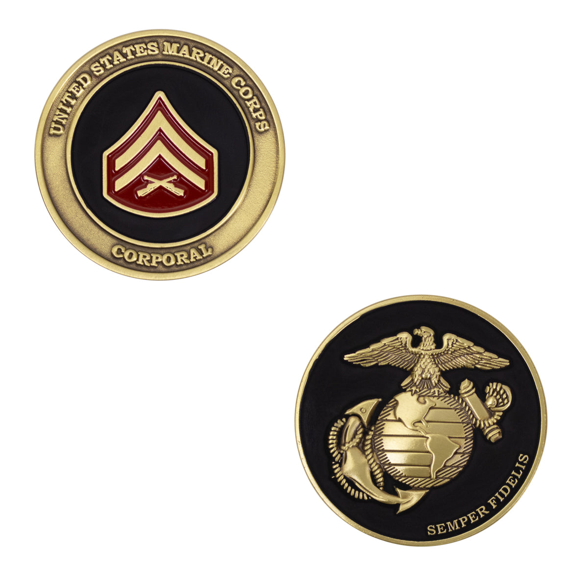 Marine Corps Coin: Corporal 1.75"
