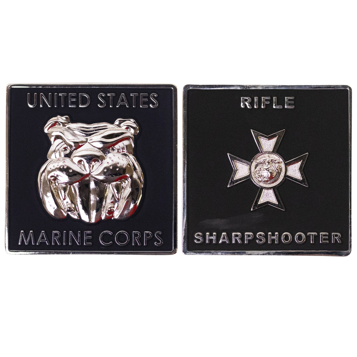 Marine Corps Coin: Rifle Sharpshooter 1.75"
