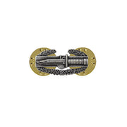 Army Dress Badge: Combat Action - miniature, silver oxidized