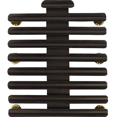 Ribbon Mounting Bar: 25 Ribbons - black metal 1/8" spacing