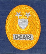 Coast Guard Badge: Enlisted Advisor E9 Command DCMS: Ripstop fabric