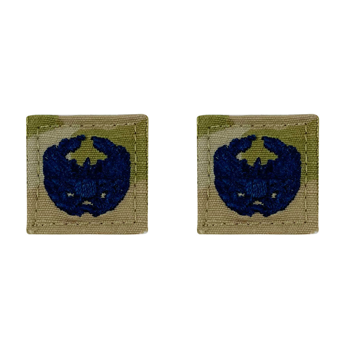 Space Force Embroidered Badge: Commander's Badge - embroidered on OCP with hook