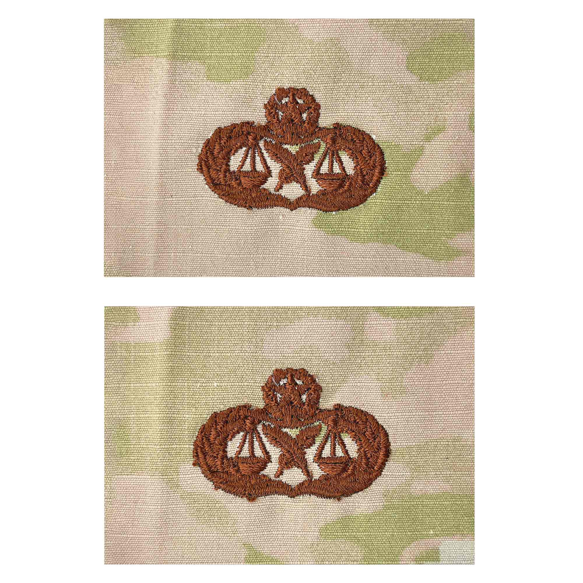 Air Force Embroidered Badge: Paralegal: Master - embroidered on OCP