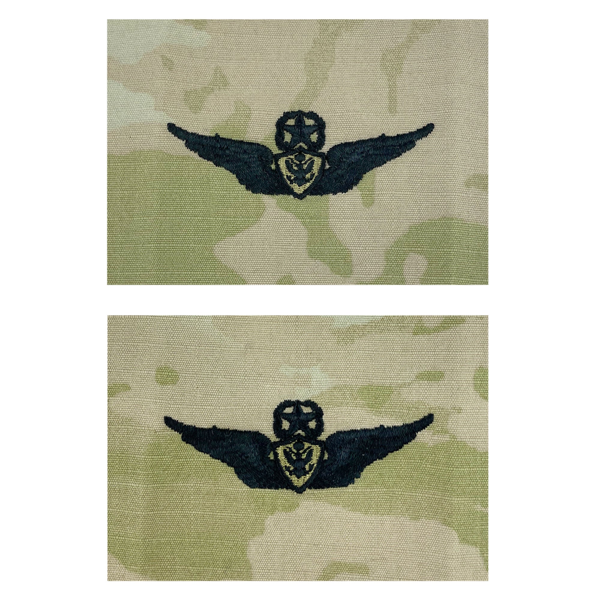 Army Embroidered Badge on OCP Sew on: Aircraft Crewman: Aircrew - Master