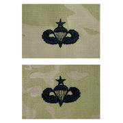 Army Embroidered Badge on OCP Sew On: Parachutist - Senior