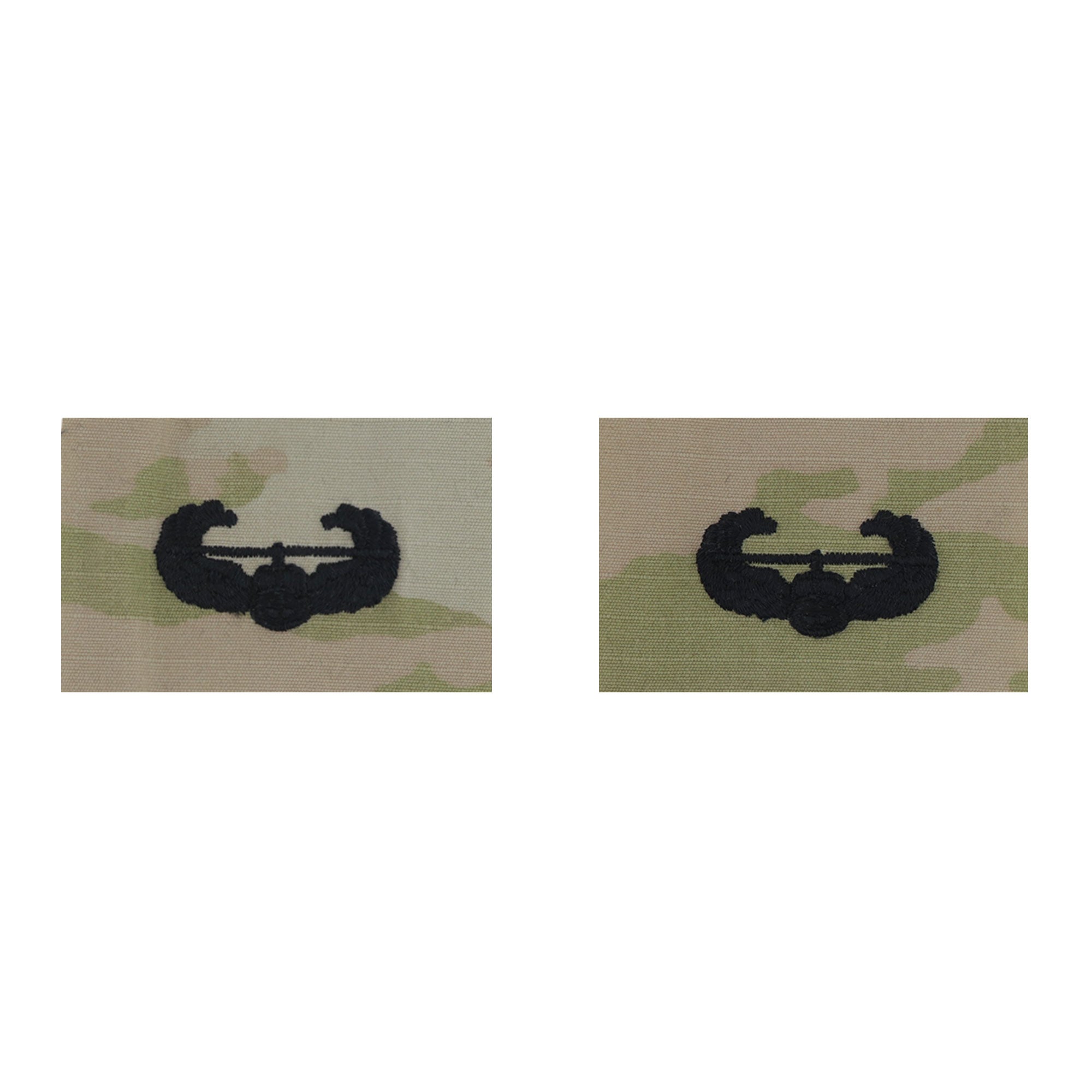 Army Embroidered Badge on OCP Sew on: Air Assault
