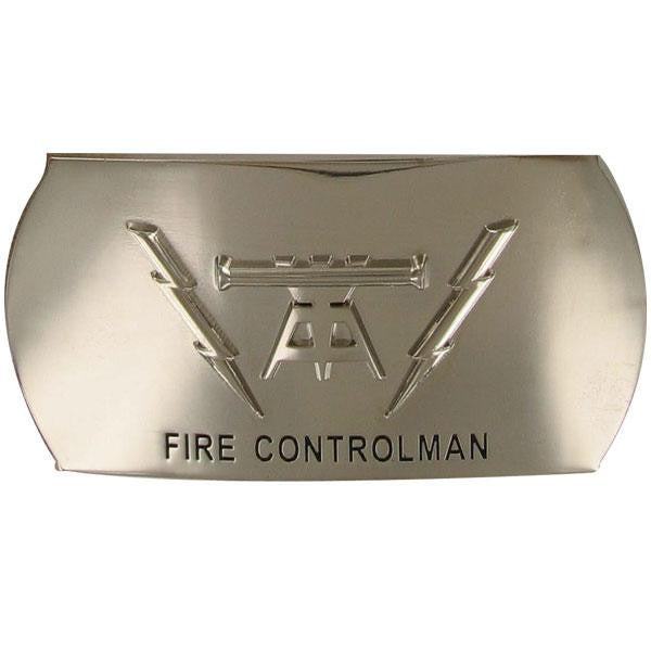 Navy Enlisted Specialty Belt Buckle: Fire Controlman: FC