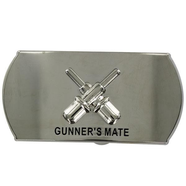 Navy Enlisted Specialty Belt Buckle: Gunner's Mate: GM