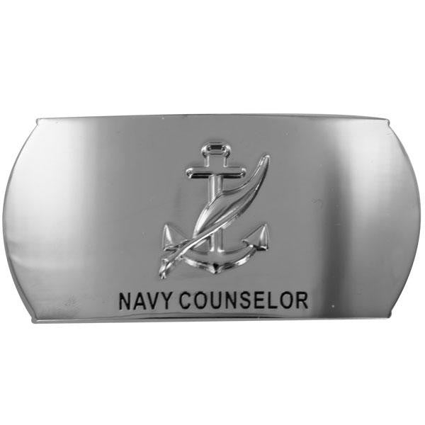 USN Enlisted Navy Counselor NC Specialty Belt Buckle