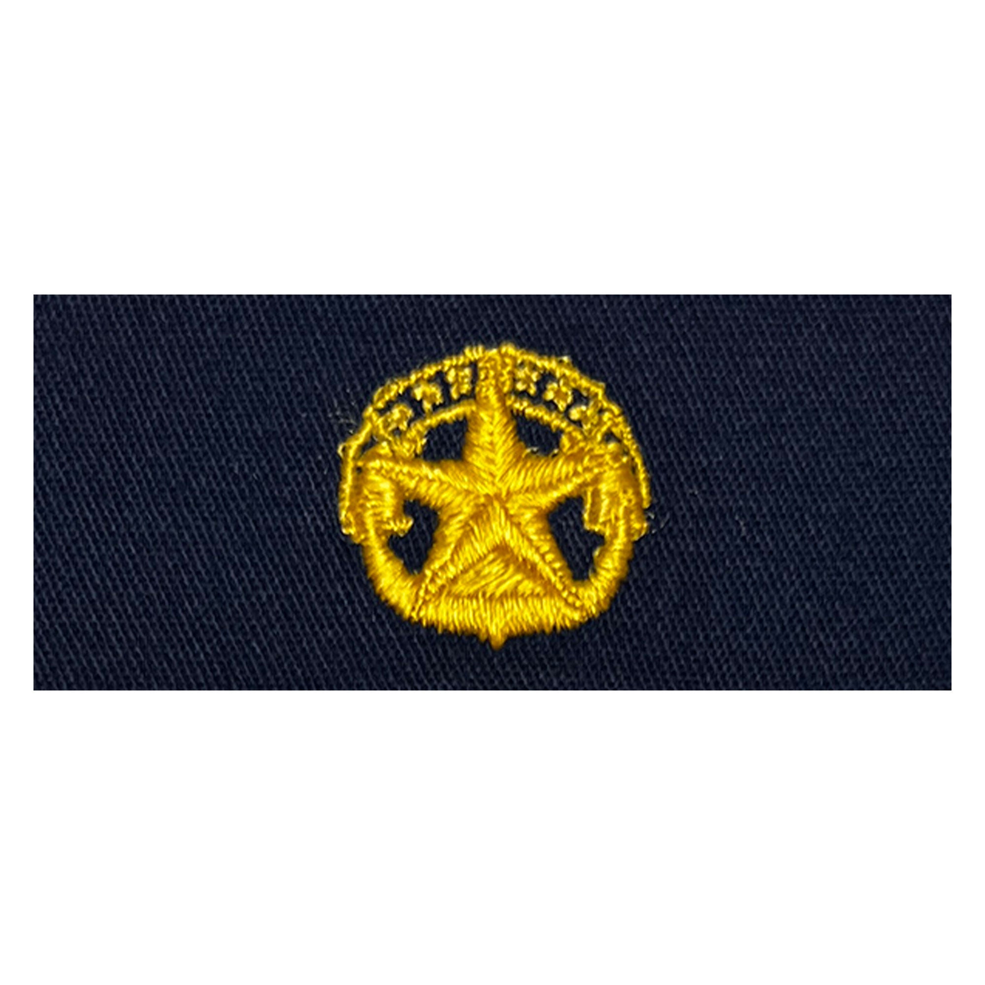 Navy Embroidered Badge: Command at Sea - embroidered on coverall