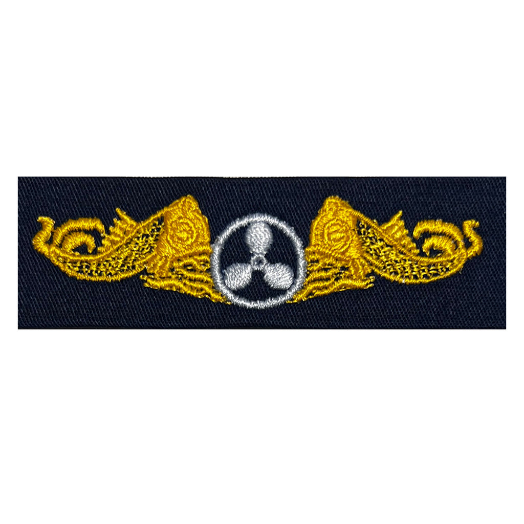 Navy Embroidered Badge: Submarine Engineering Duty - coverall