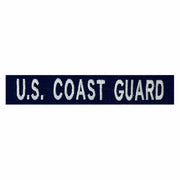 Coast Guard Tape: US Coast Guard - white embroidered on Ripstop