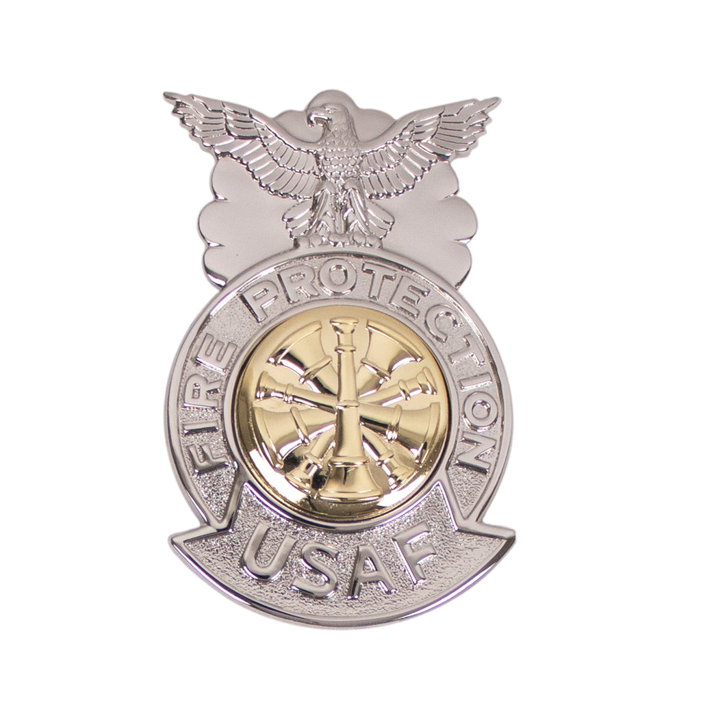 Air Force Badge: Fire Chief - regulation size