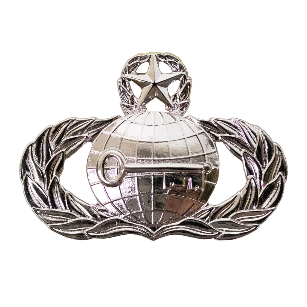 Air Force Badge: Intelligence: Master - regulation size