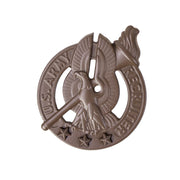 Army Identification Badge: Recruiter - Subdued Metal Brown for Gold