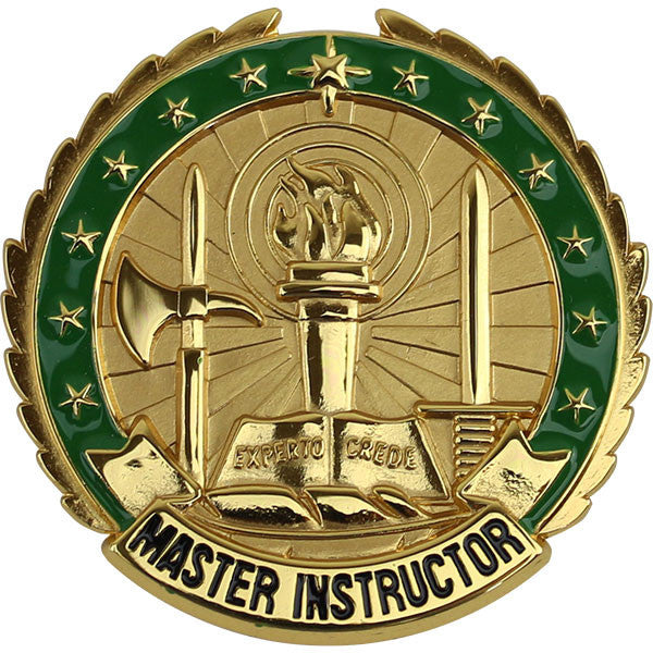 Army Identification Badge: Master Instructor - Gold