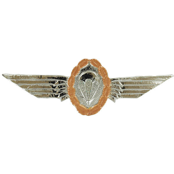 Badge: German Jump Wings Silver with Bronze Wreath Regulation size