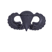 Army Badge: Combat Parachute Second Award - black metal