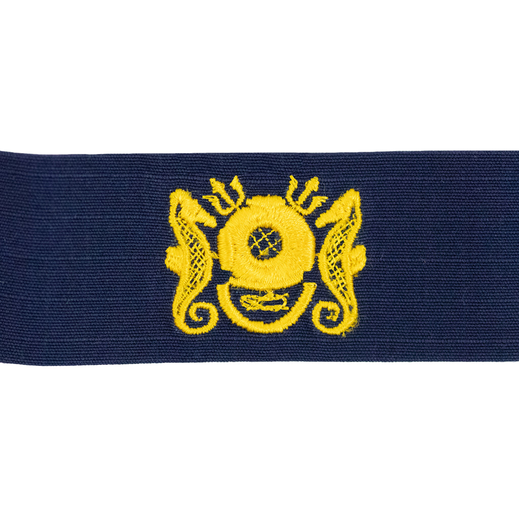 Coast Guard Embroidered Badge: Diving Officer - Ripstop fabric