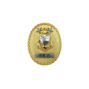 Coast Guard Badge: Command Senior Enlisted E9 DCMS: regulation size