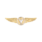Marine Corps Badge: Unmanned Aircraft Systems (UAS) Enlisted Regulation Size - 24K Gold Plated