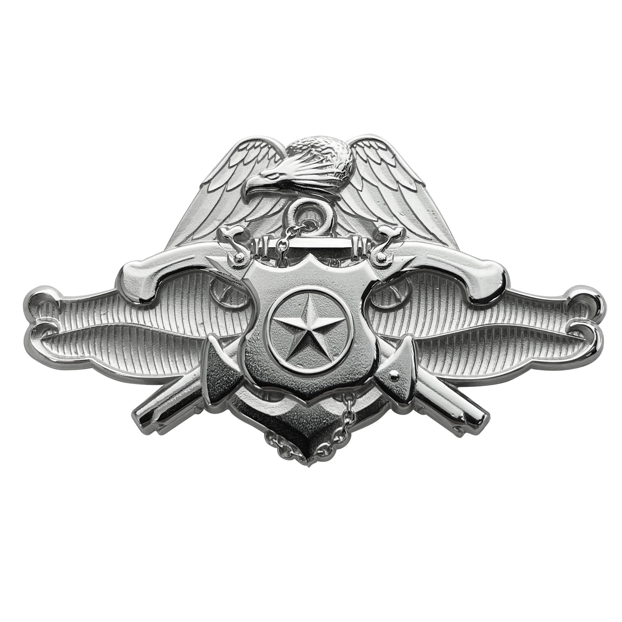 Navy Badge: Master Security Forces Specialist - regulation size, mirror finish