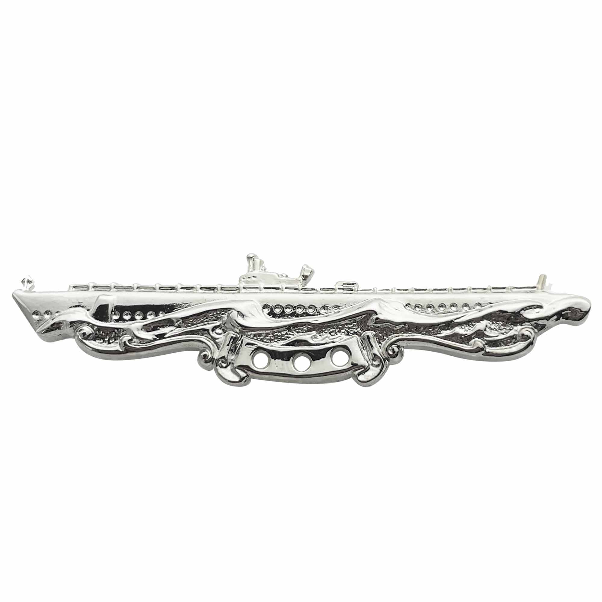 Navy Badge: Submarine Combat Patrol - regulation size, mirror finish