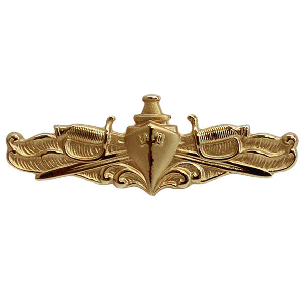 Navy Badge: Surface Warfare Officer - miniature, mirror finish