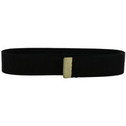Belt: Black Nylon with Brass Tip - male
