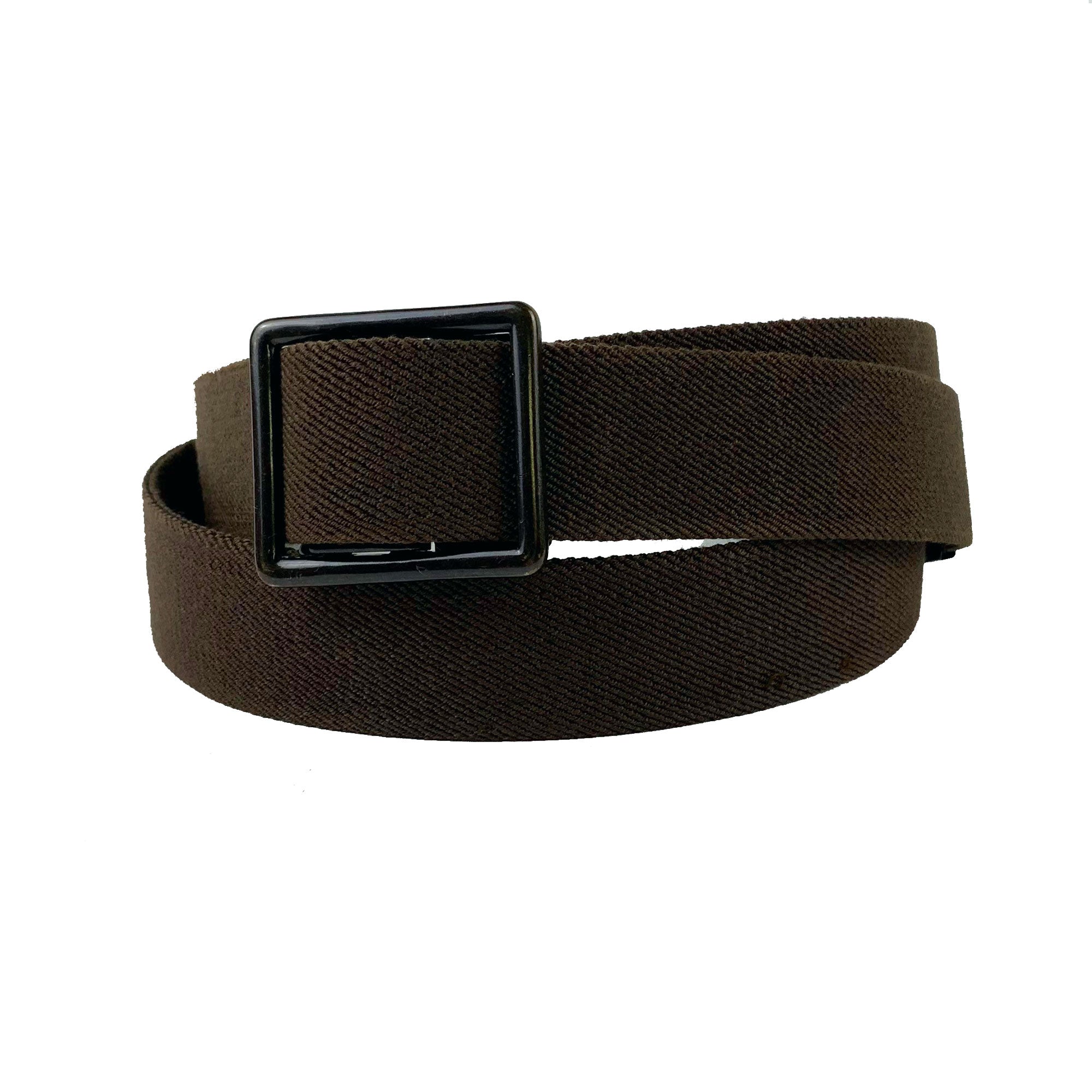 Army Belt: Brown Elastic with AGSU Buckle and Tip