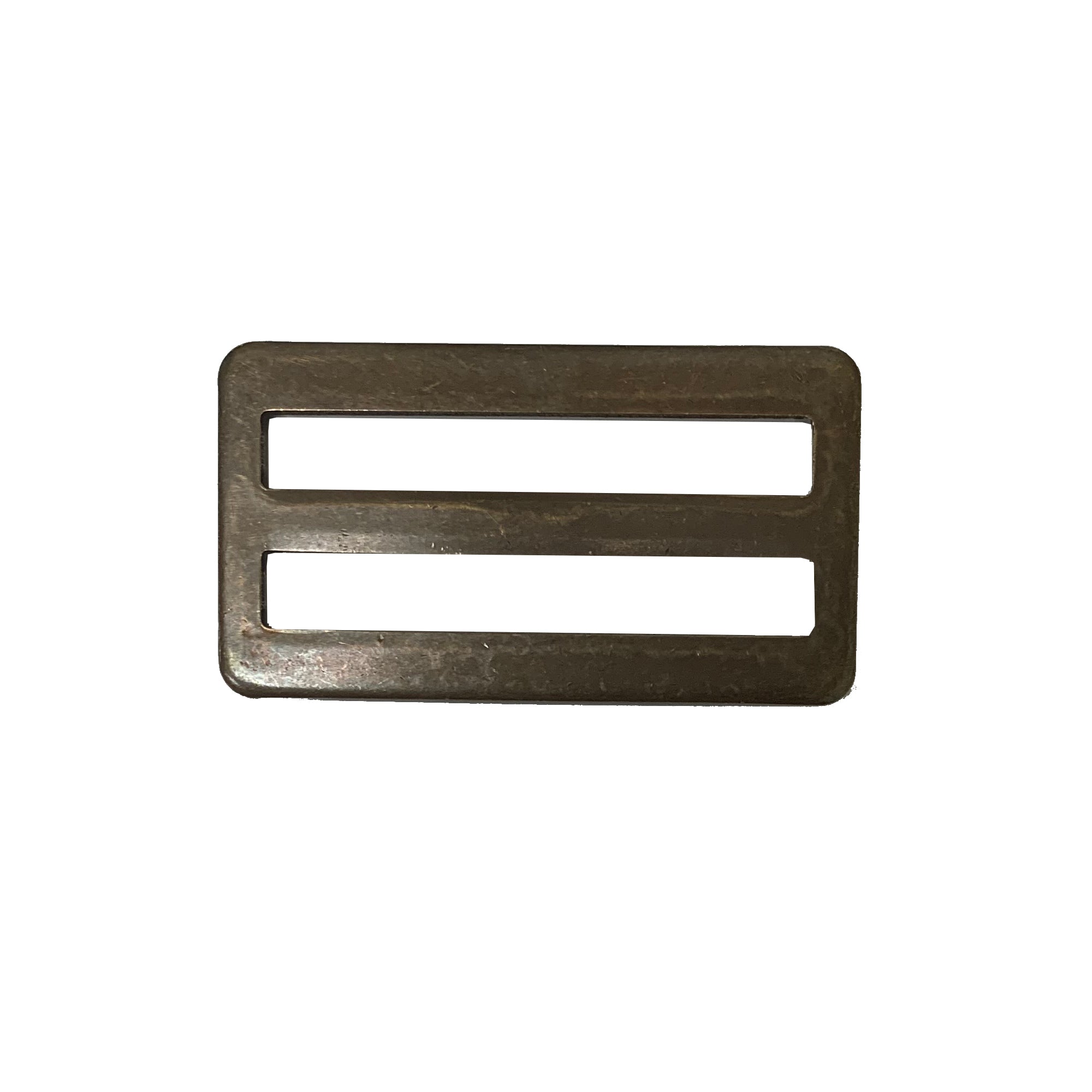 Slotted Belt Buckle: Antique Finish AGSU