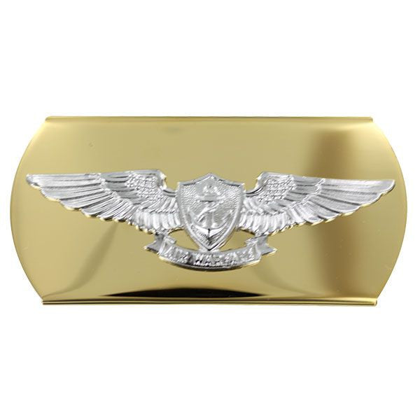 USN Gold Mirror Finish Silver Aviation Warfare CPO Belt Buckle – Vanguard  Industries