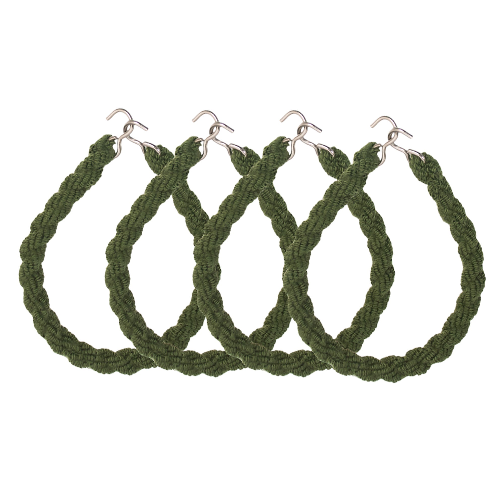 Boot Bands: Trouser Blousers - Green - 2 Pairs