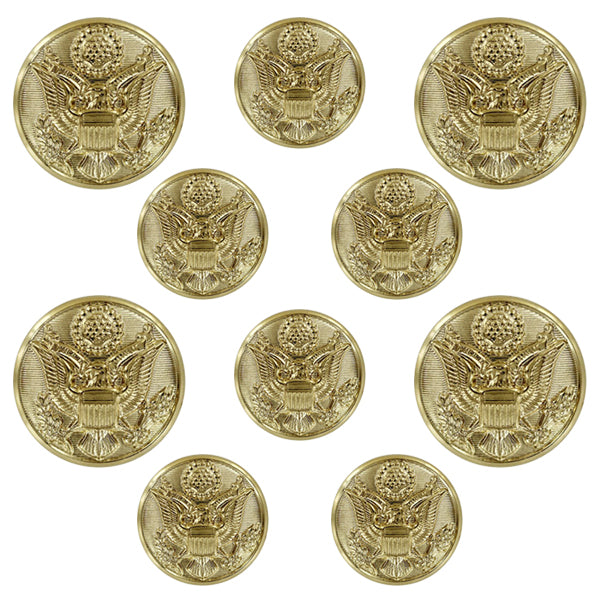 Army Button Set: Eagle 4x36 ligne and 6x25 ligne