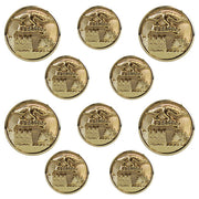 Army Button Set: Engineer 4x36 ligne and 6x25 ligne
