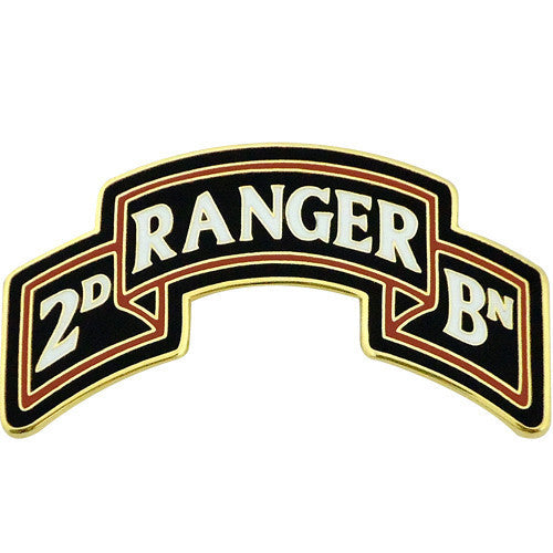 Army Combat Service Identification Badge (CSIB): 2nd Ranger Battalion Scroll