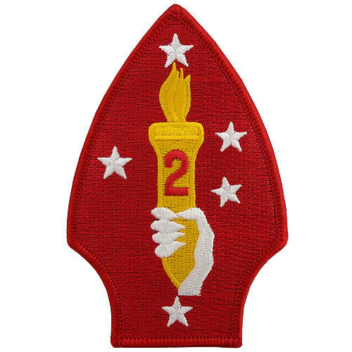 Marine Corps Shoulder Patch: Second Division - color