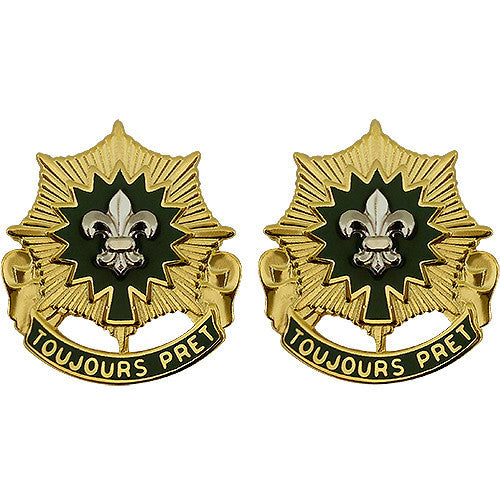 Army Crest: 2nd (Second) Armored Cavalry - Toujours Pret