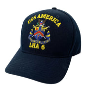 Navy Ball Cap: USS America LHA 6 Command