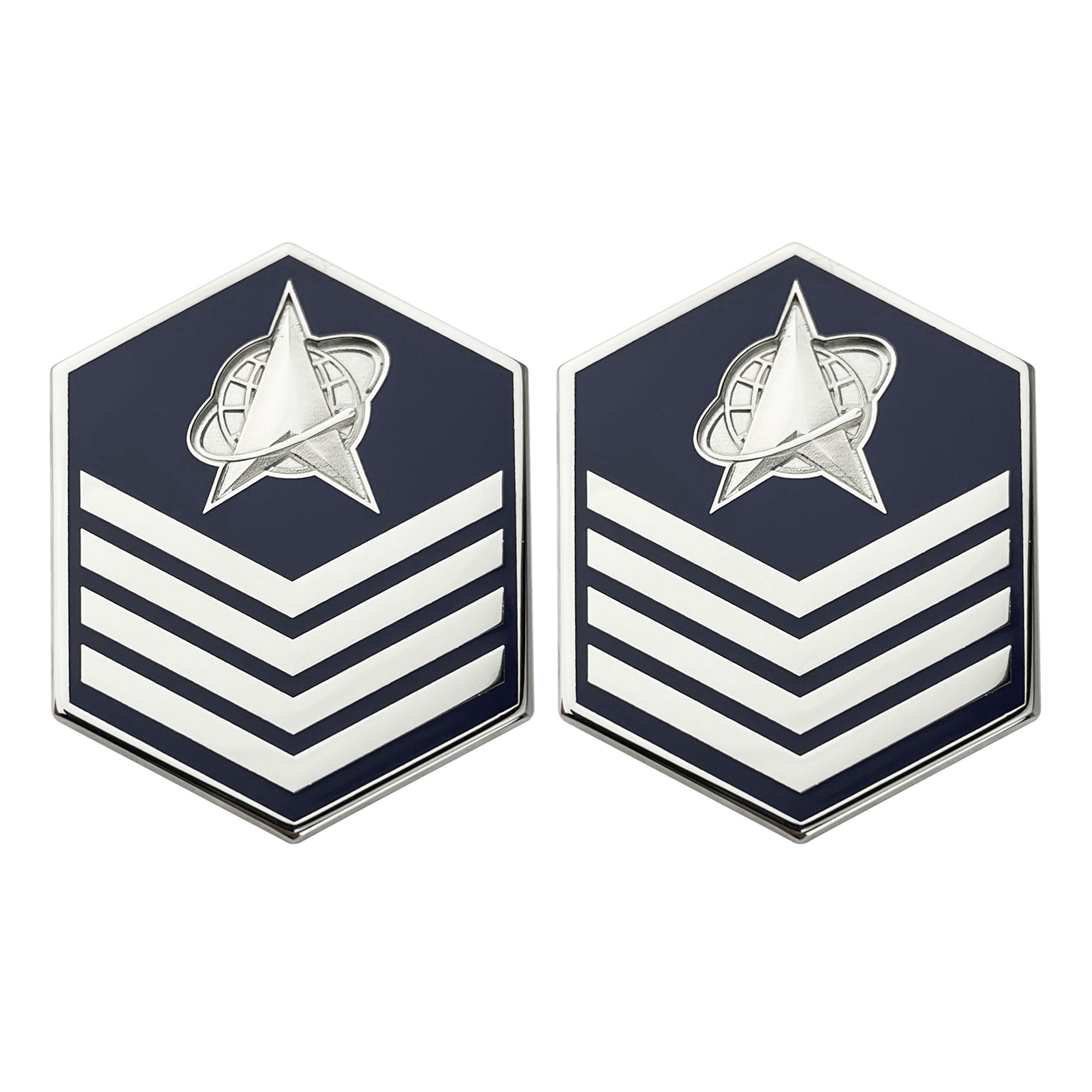 Space Force Metal Chevron: Technical Sergeant - TSGT