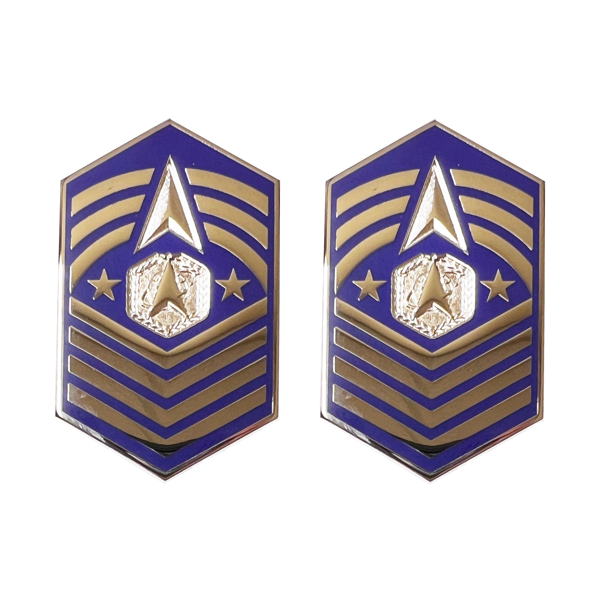 Space Force Metal Chevron: Chief Master Sergeant of Space Force - CMSSF