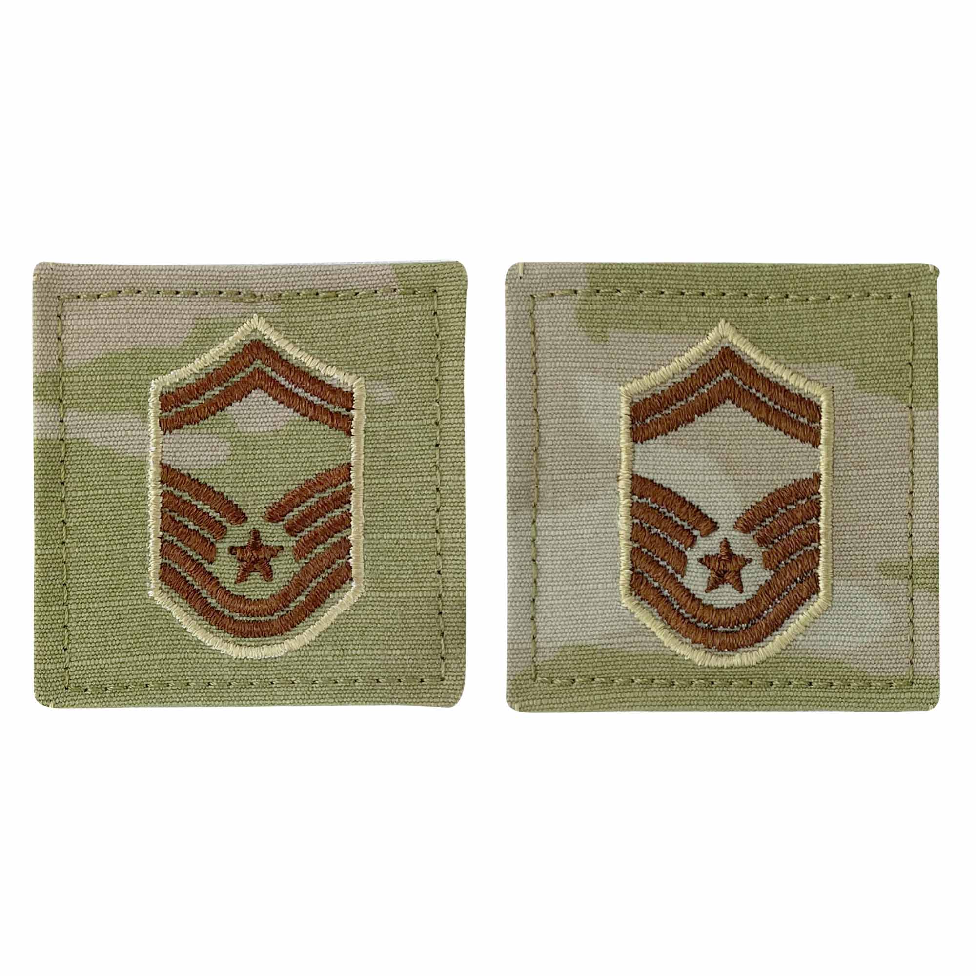 Air Force Embroidered Rank: Senior Master Sergeant - OCP with hook