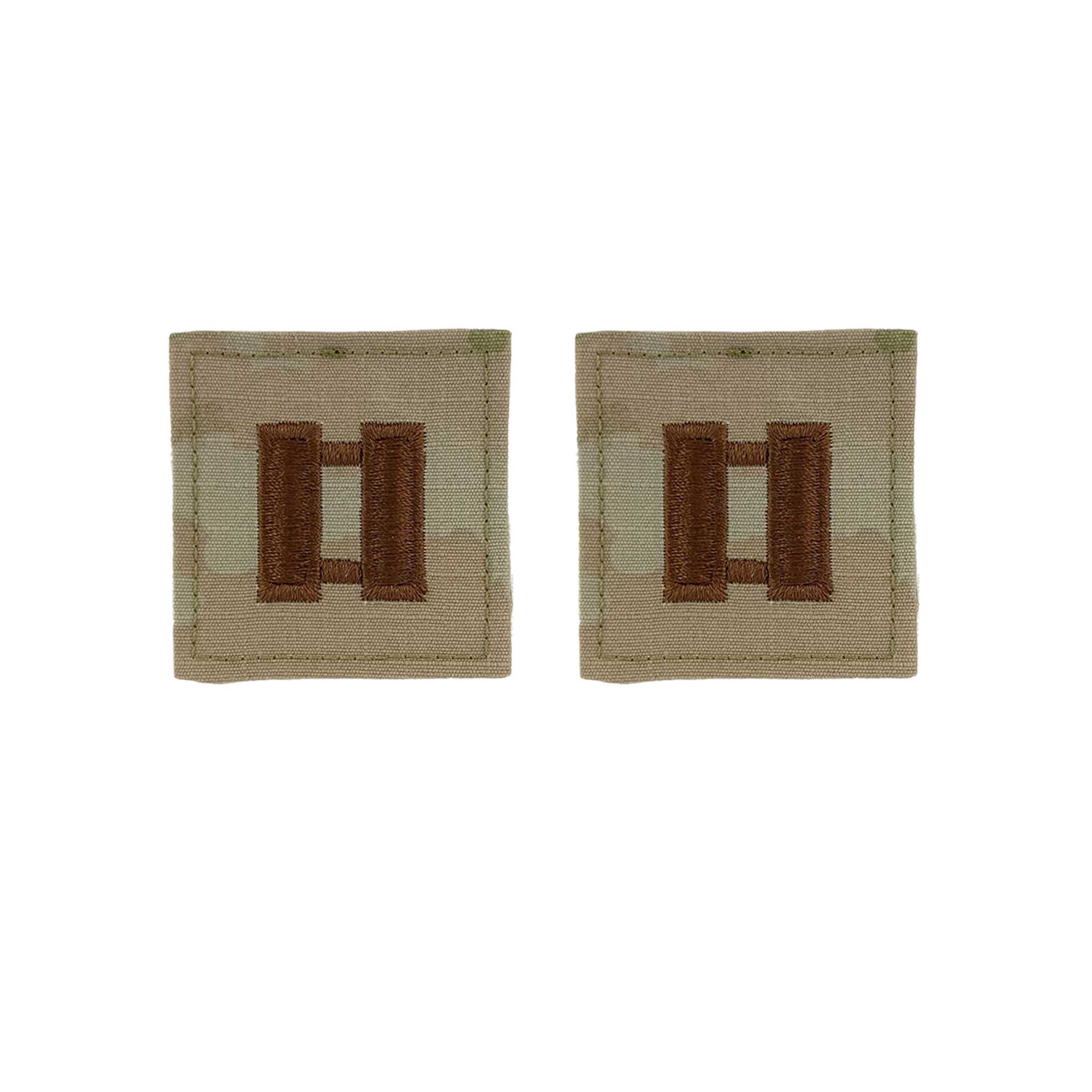 Air Force Embroidered OCP with Hook Officer Rank Insignia: Captain