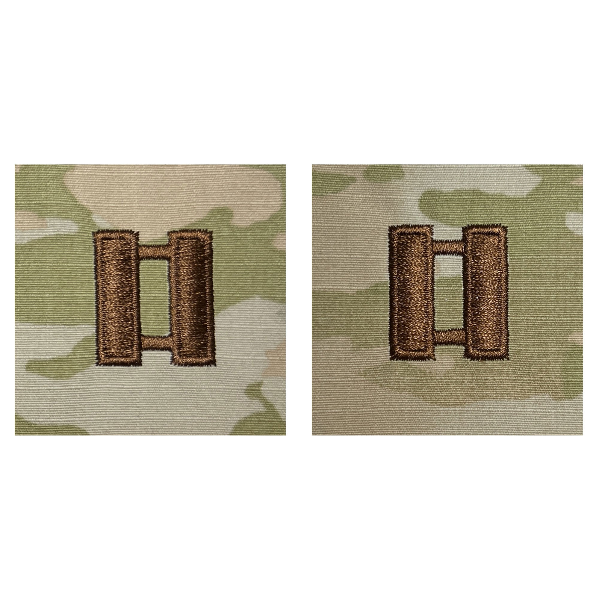 Air Force Embroidered OCP Sew On Officer Rank Insignia: Captain